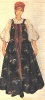 Вологодский костюм с шелковым сарафаном